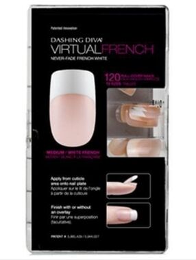 Dashing Diva Virtual Nail - French Medium Bundle